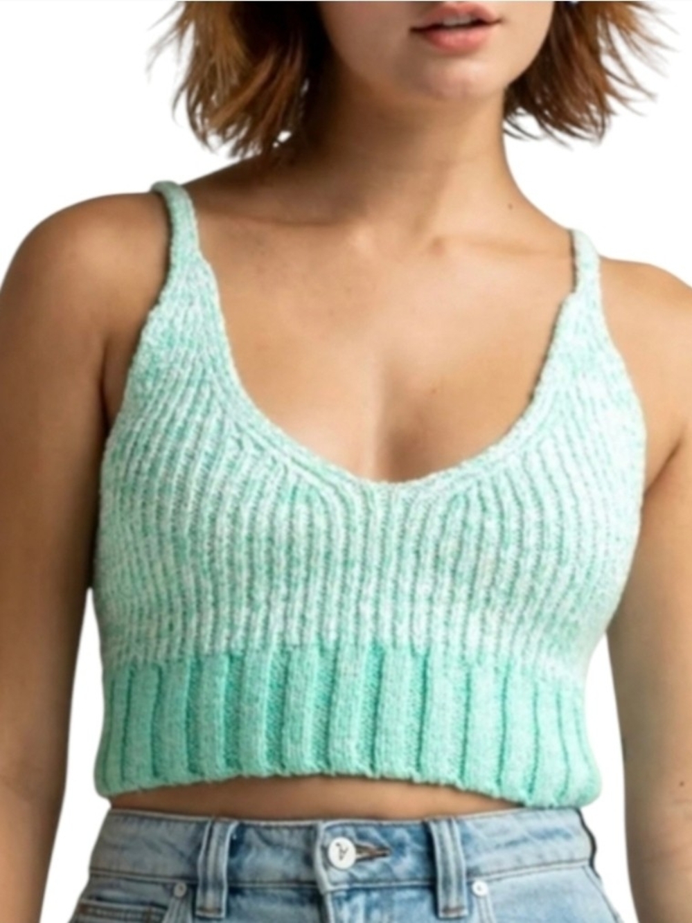 Intimately Free People Here All Day Knit Cropped Tank